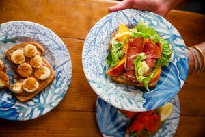 Four Yummy Open-Faced Sandwiches